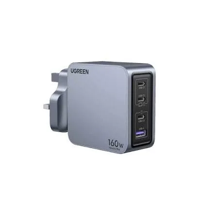 UGREEN Nexode Pro 160W 4-منفذ USB C GaN سريع شاحن طقم UK25878