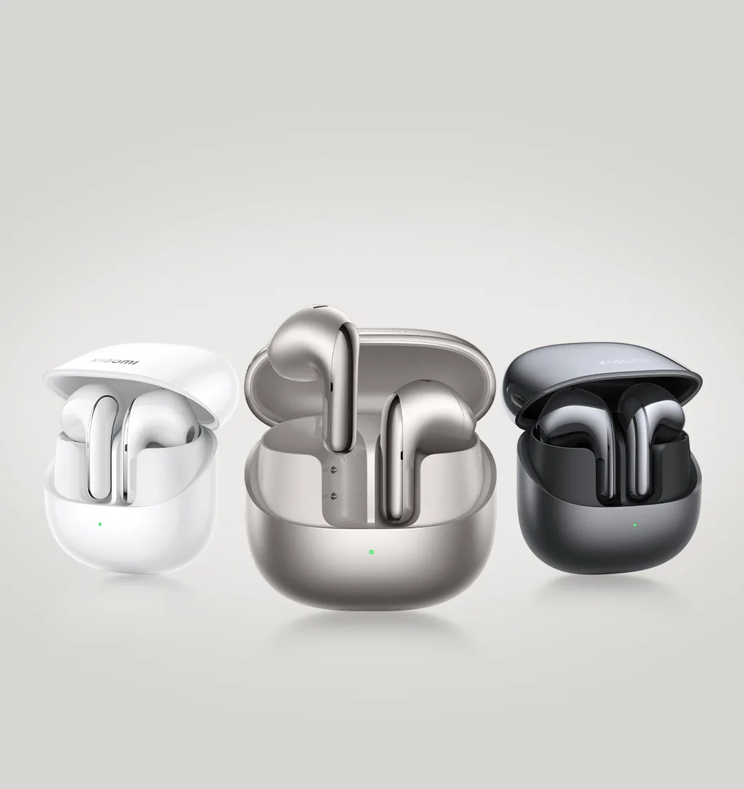 Xiaomi Buds 5-Ceramic أبيض & Graphite أسود