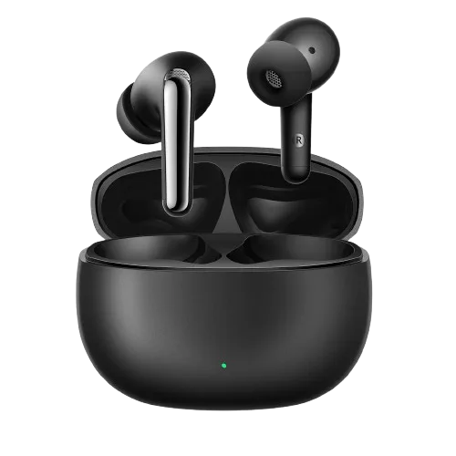 سماعة جوي روم JR-FN1 اللاسلكية – سلسلة Funpods – بخاصية إلغاء الضوضاء ANC-أسود