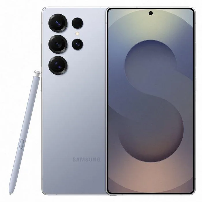 هاتف سامسونج جالاكسي S25 ألترا 5G، شاشة 6.9 إنش، ذاكرة 12GB، سعة 256GB – أبيض تيتانيوم فضي