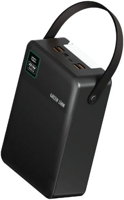 أخضر Lion Thunder 80 شاحن متنقل 80000mAh — أسود Color