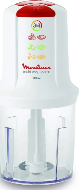 Moulinex Moulinette مفرمة طعام — 500ml, 400W, أبيض