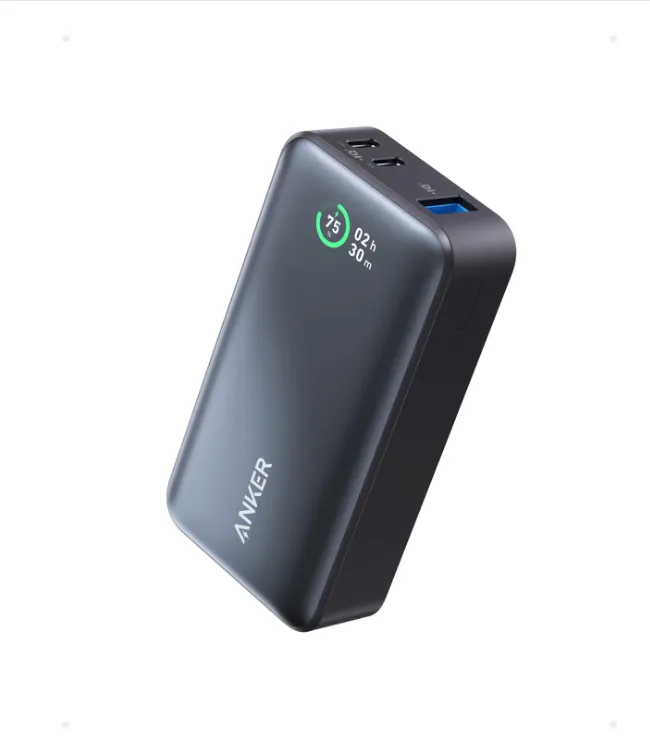 باور بانك أنكر 533 (PowerCore 30W) – سعة 10000 مللي أمبير - متوفر بثلاث ألوان -أسود