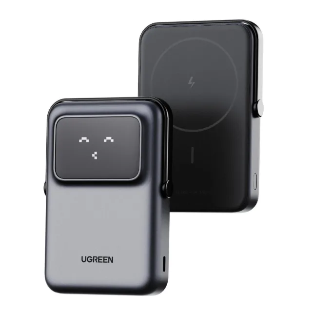 UGREEN Uno 10000mAh مغناطيسي لاسلكي 7.5W شاحن متنقل 20W أسود