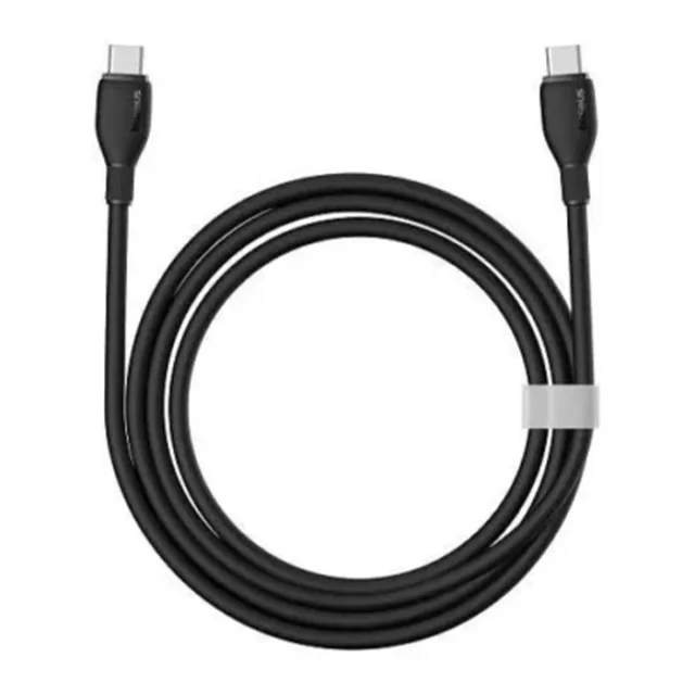كابل بيسوس بودينج للشحن السريع Type-C إلى Lightning بقدرة 20 واط بطول 1.2 متر – كلستر بلاك
