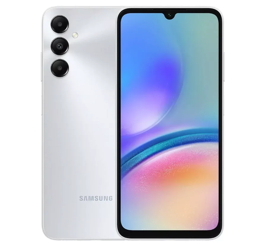 هاتف سامسونج Galaxy A05s – ذاكرة 128 جيجابايت، رام 4 جيجابايت-فضي