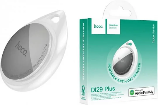 Hoco DI29 Plus Compatible مع Apple Find My أبيض